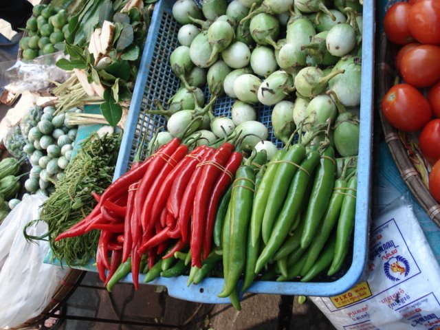 Vegetables in market Chiang Mai by Grub