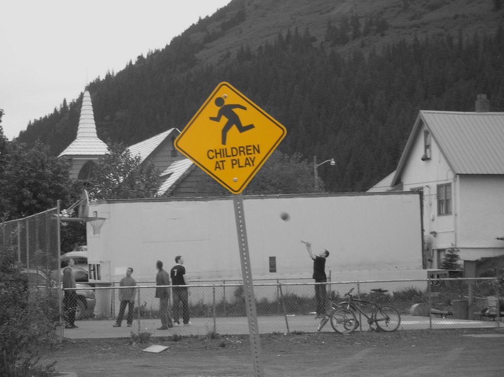 Children at play, Seward by Laurynas