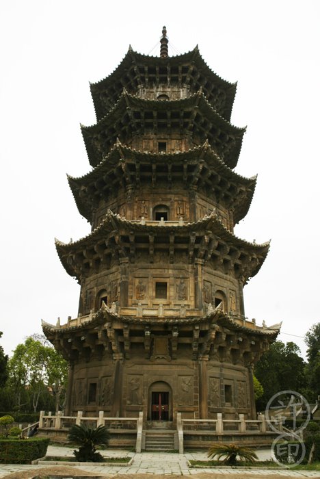 泉州市-開元寺東塔鎮國塔(宋嘉熙二年1238年建立)南立面,西元2009年攝 by 許's中國古建筑相冊