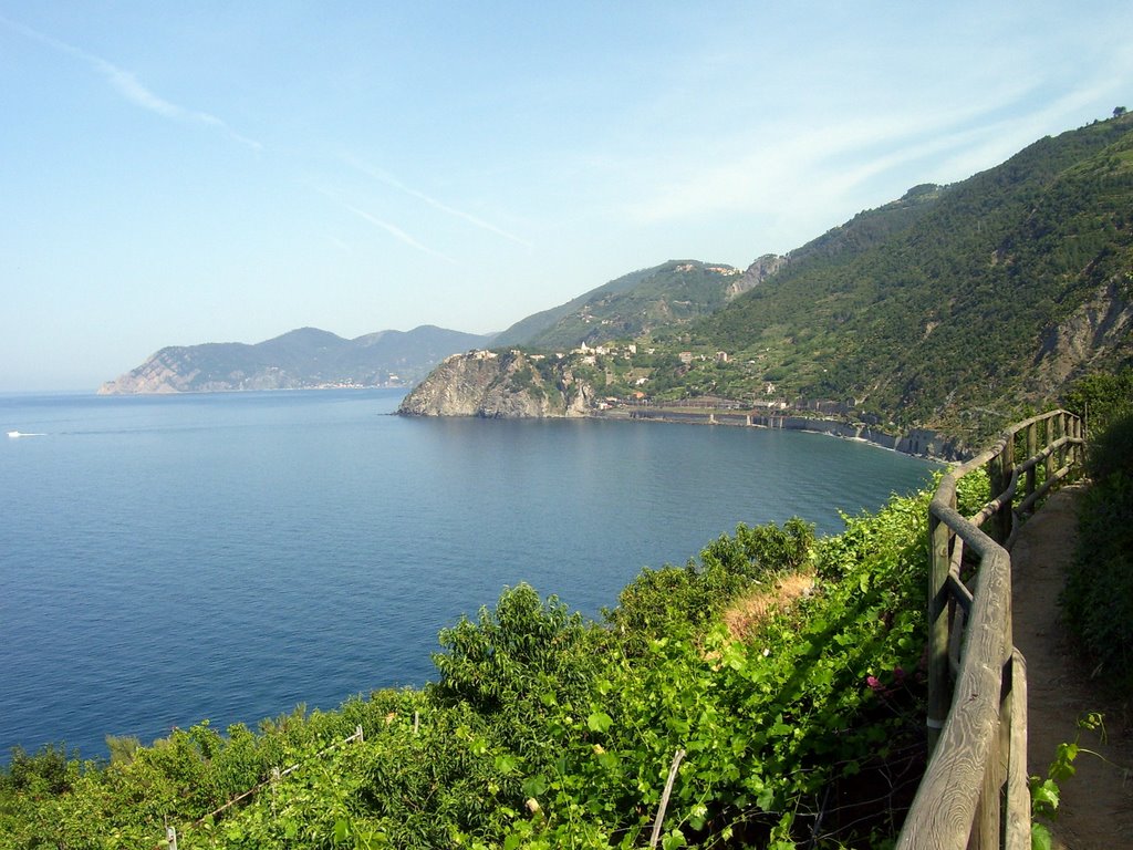 Hiking toward Corniglia by Tim Jansa