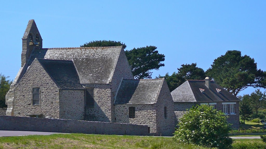 Fréhel : église du Vieux-Bourg, floraison printanière by JLMEVEL