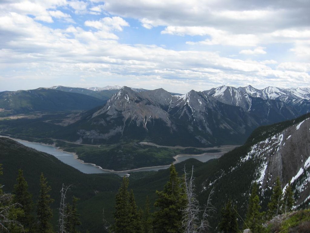 Barrier Lake from MacEwan Peak by cwilliams