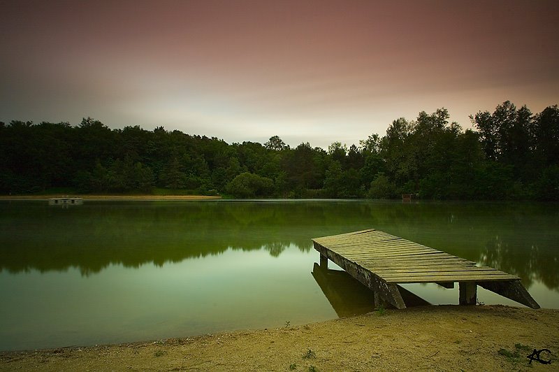 Lake at Parc de Fierbois by AndyCole