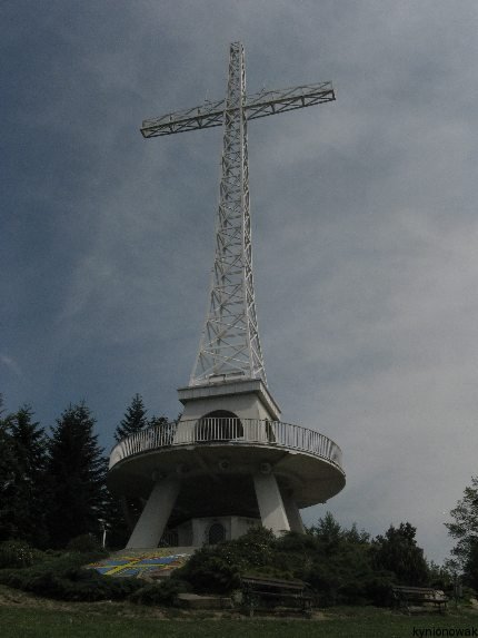 Cross above Limanowa by kynionowak