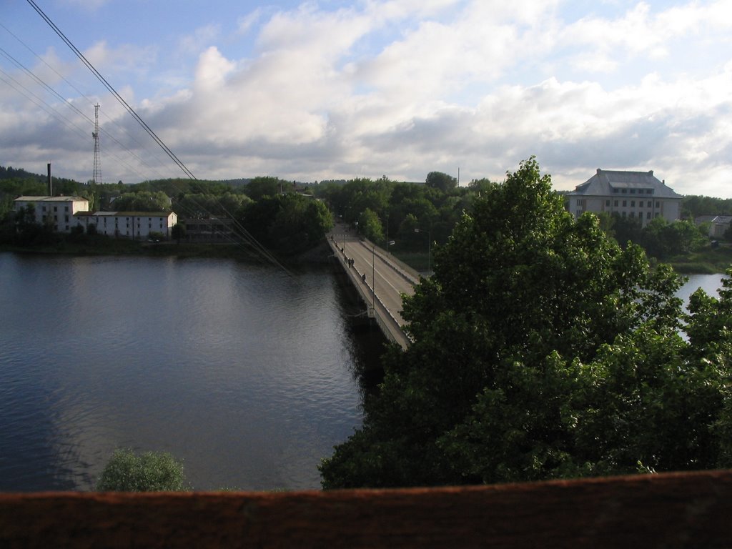 A view from the Hotel Seurahuone, Sortavala by Tuomas