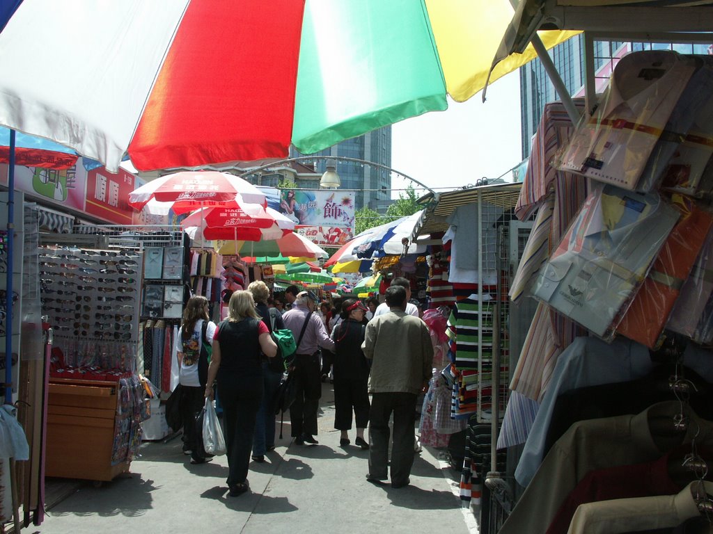 襄阳市场 (Xiangyang Bazaar at Huaihai Road, Xiangyang Road, Shanghai, China. It was dismantled in 2009.) by vividman