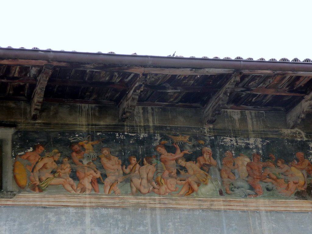 Affreschi del sottogronda - Palazzo S. Pietro - Arco (TN) by Ilda Casati