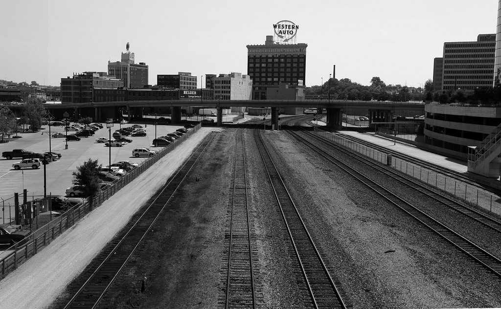 View East from Freight Bridge by D.M. Thorne