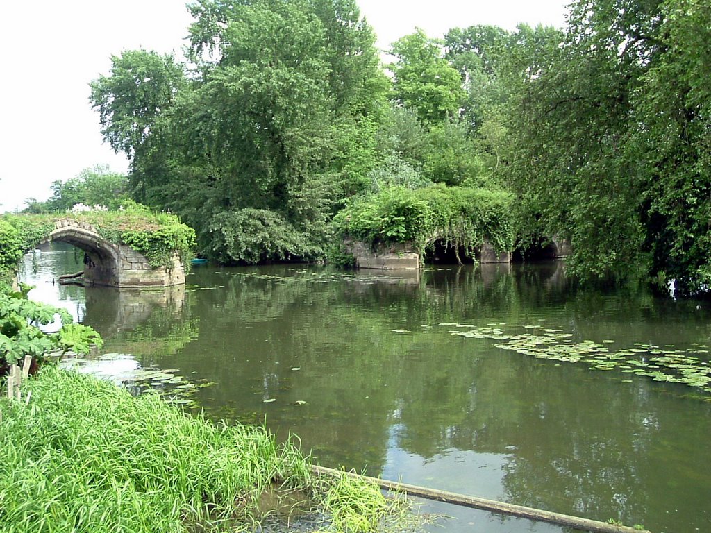 Old Bridge over the River Avon, Warwick by Bryan Southward