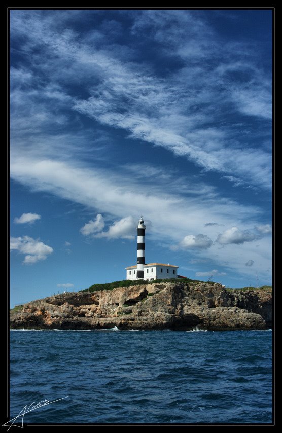 Far Punta de ses Crestes - Porto Colom - Buy a print in - http://cafate.blogspot.com/ by © Cafate