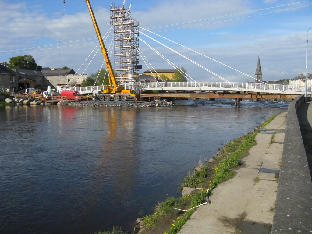 Nearing completion. River Moy Footbridge Ballina. May 09 by Bill Dill