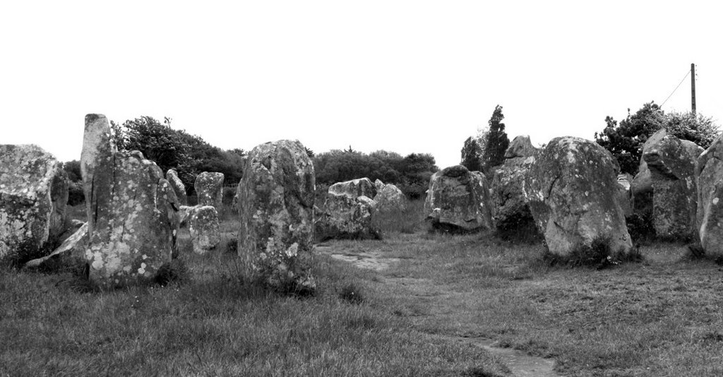 Menhirs, south of Erdeven by dopapier