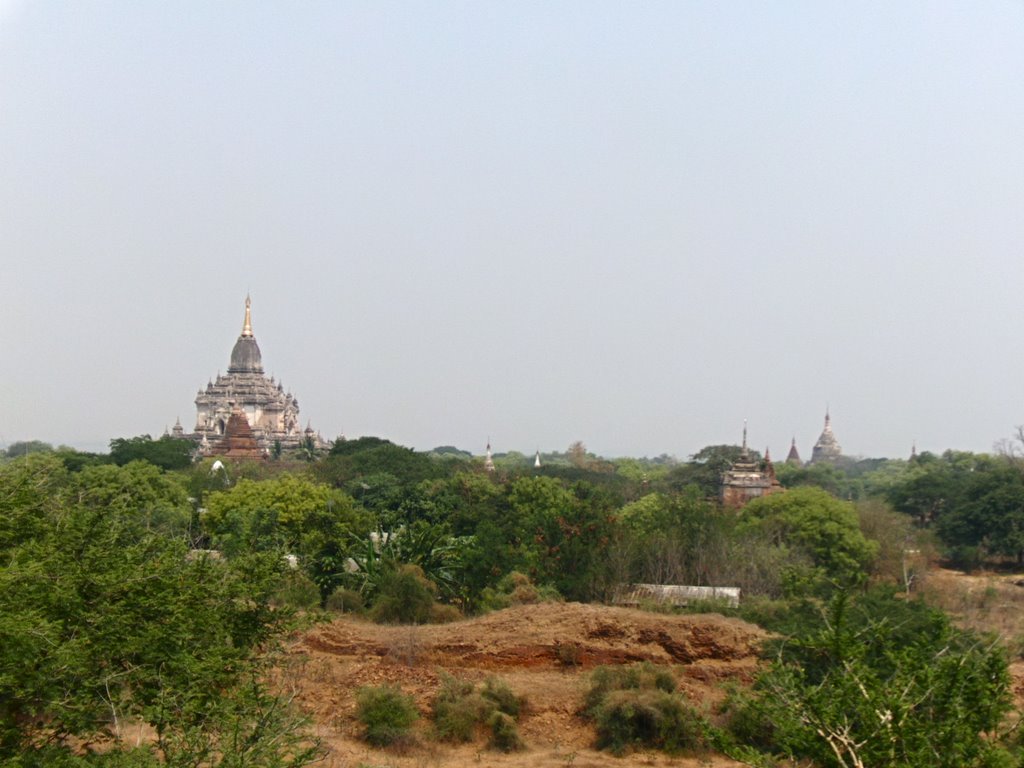 Pagodas in Bagan by ellibean