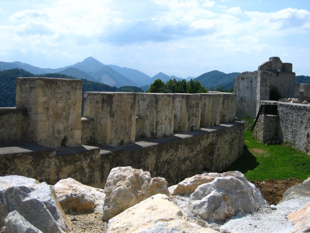 Stari Grad - view at the Posavje hills by Slovenië