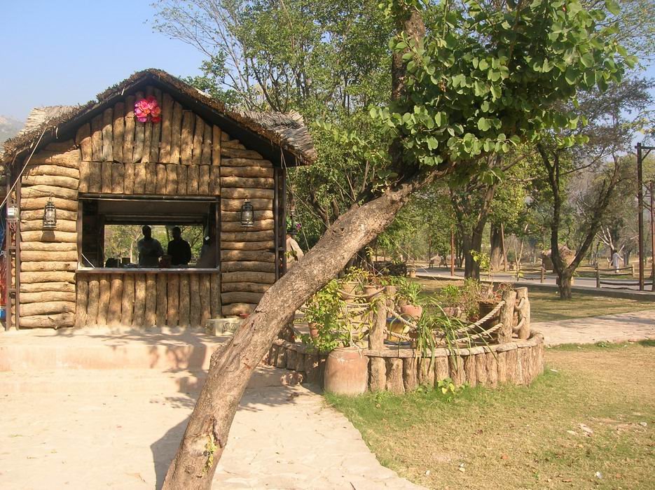 Tea house at entrance to Saidpur village by ilyaskazmi