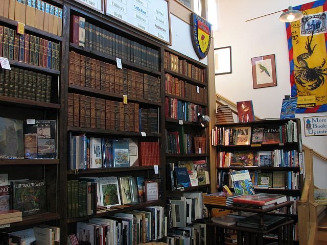 Sabine's Fine Used Book Store, Ganges Saltspring Island BC; treasures galore by Nawitka