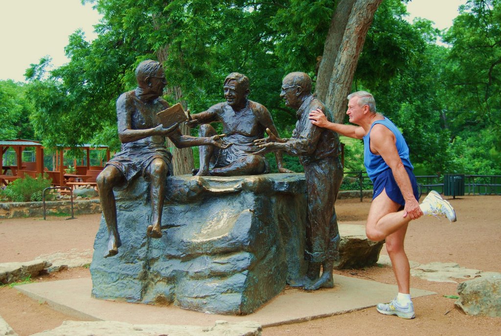 Philosophers' Rock, Barton Springs Park, Austin, TX by Jim Nieland