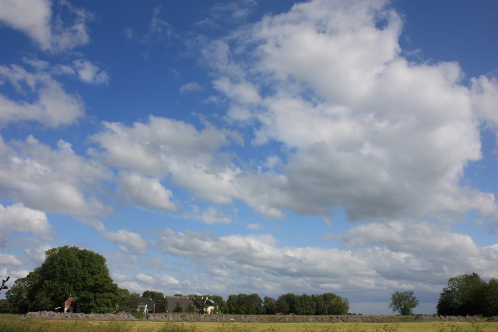 't Grunninger laand mit zien locht'n by Jan de Boer