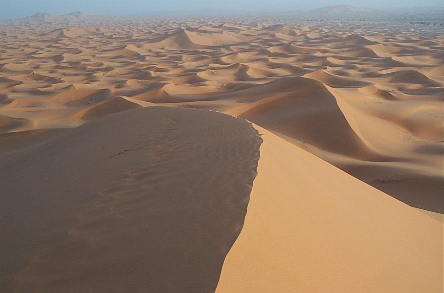 Dunes près de Merzouga by Bernard Roux