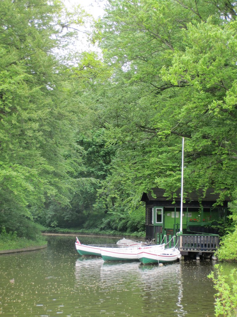 Frederiksbrg Garden boats 1 by AnAfricanInDenmark