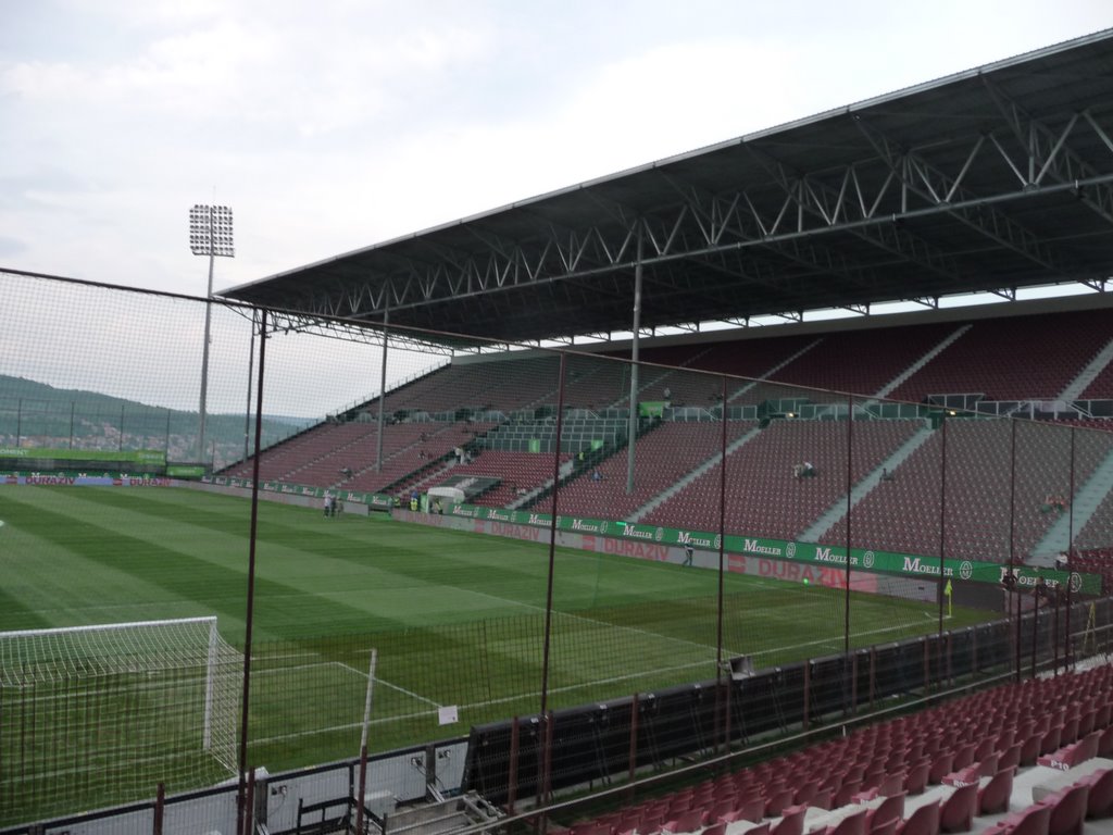 Stadion CFR 1907 Cluj- tribuna noua by Nelutzuu