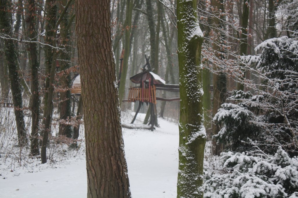 Vier-Jahreszeiten-Park Oelde im Winter by vkfunny