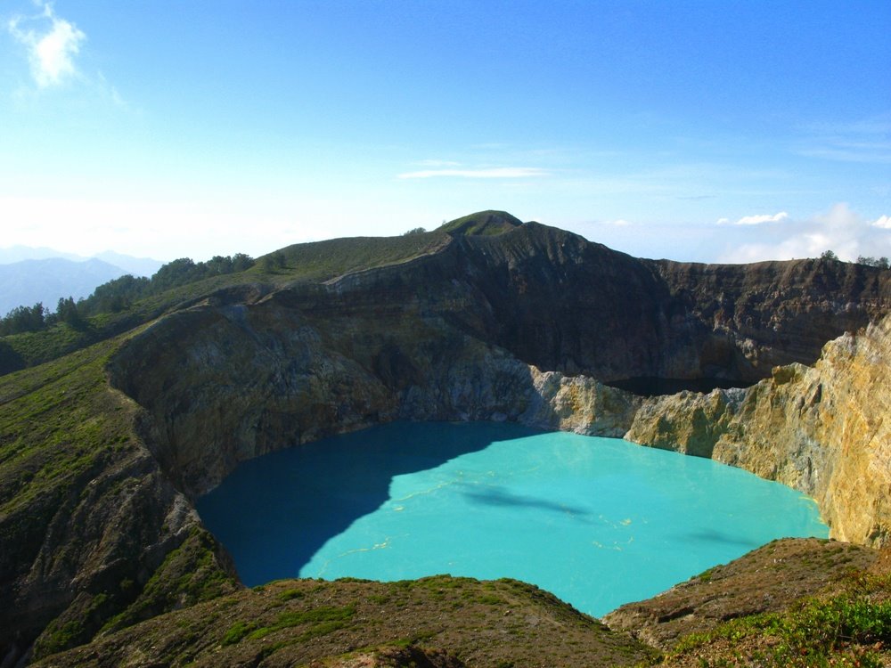 A View of Kelimutu Lake - Ende Regency, Flores Island, INDONESIA by Savitri Kusuma