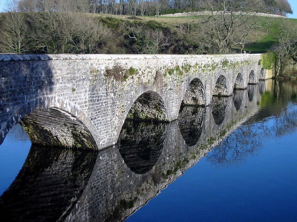 The Eight Arch Bridge Stackpole by druidellie