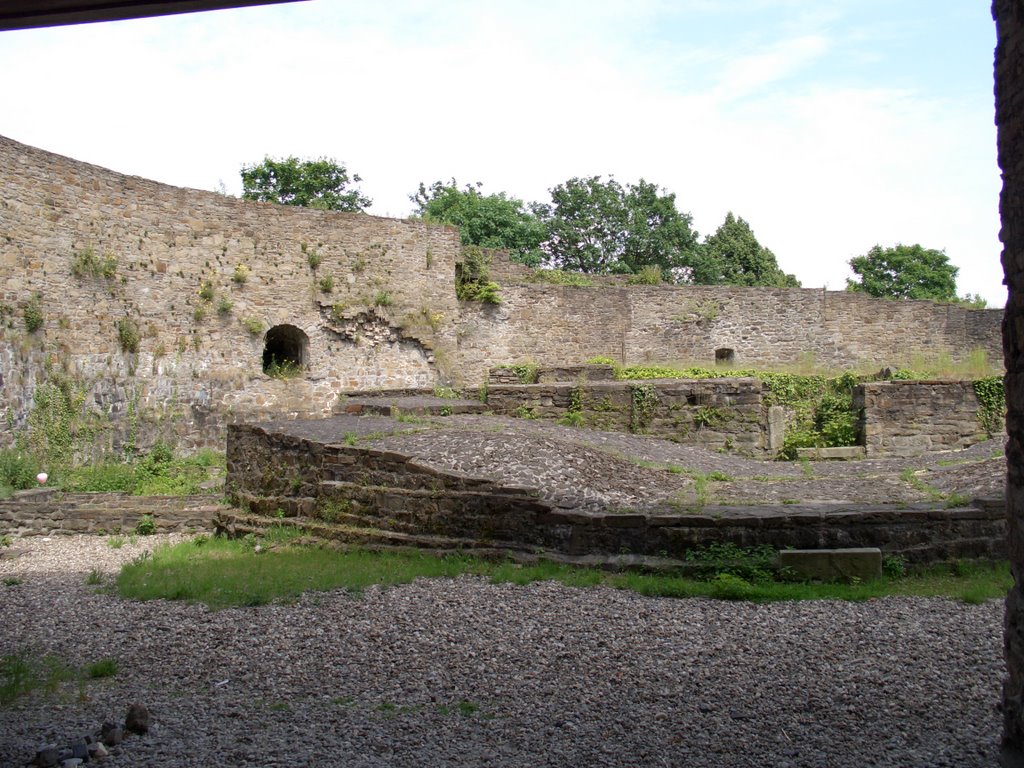 Schloß Broich, Gate to ruined Part_02 by Col.Kurtz