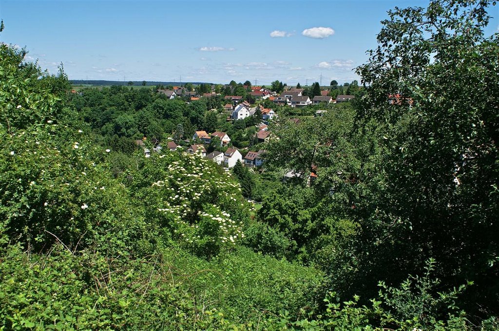 Durchblick auf Bretten Ruit 1 by Augenstein