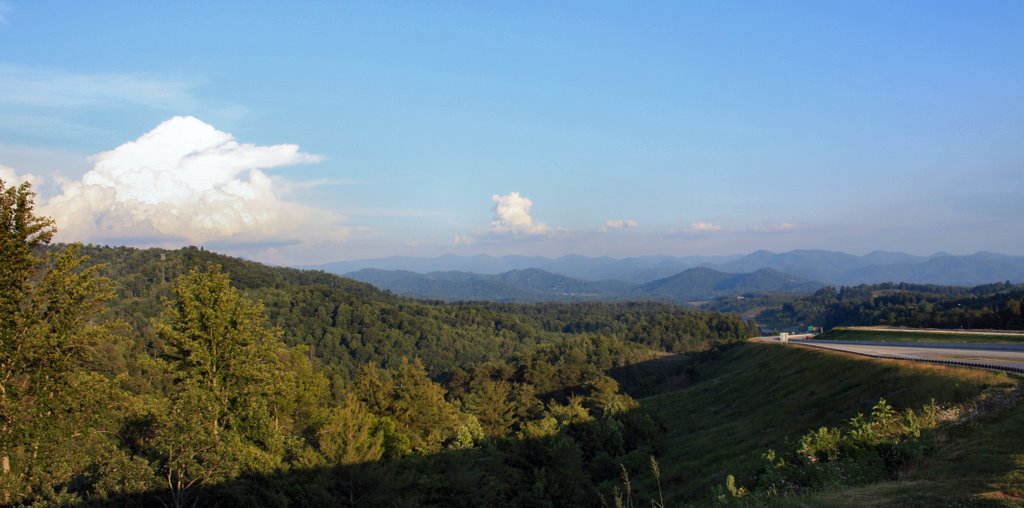 Looking southeast from scenic viewpoint by Michael Lowe