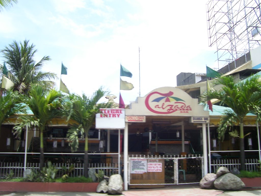 Frontage of Calzada Grill Bar along B. Aquino Avenue in Iloilo City, Iloilo, Panay Island by kang © francis b i ♣