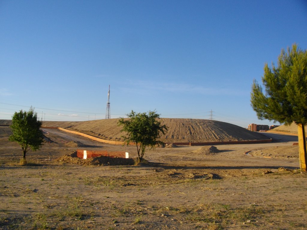 Obras del parque Cuña verde de O´Donnell by topview