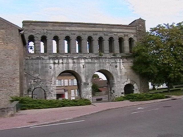 Porte Saint Andre Autun by Fred Percher