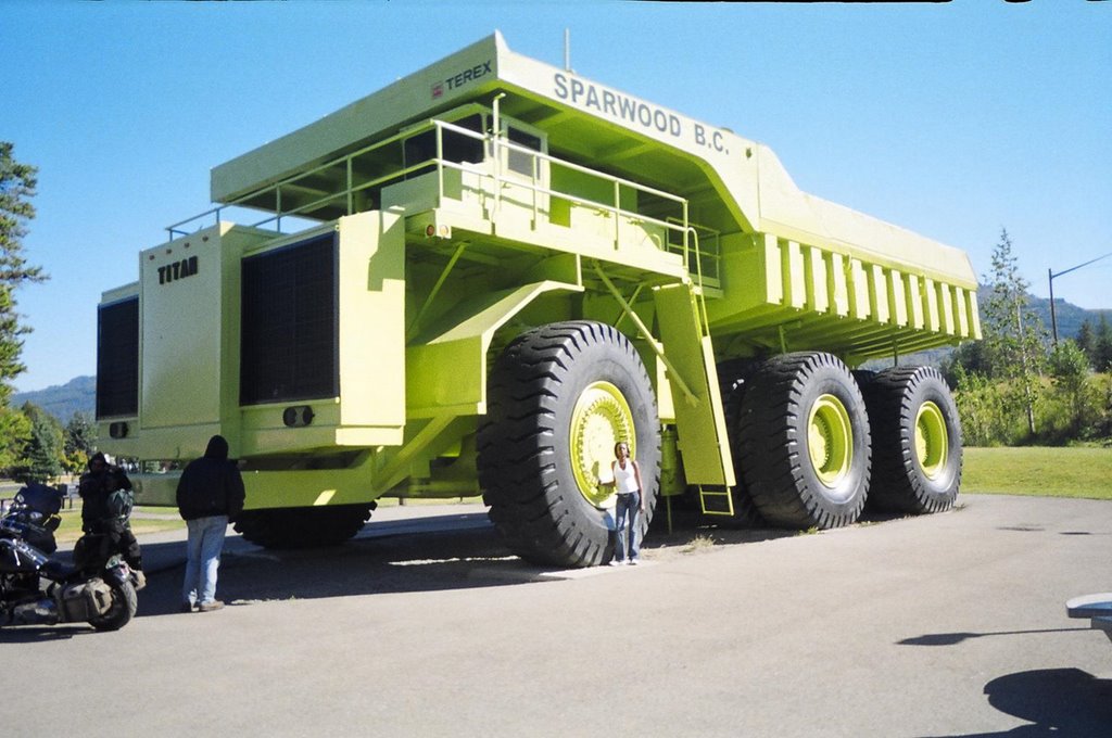 World's Largest Truck at Sparwood BC by SteveKrause