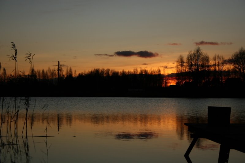 Christmas Evening without snow by ainars brūvelis