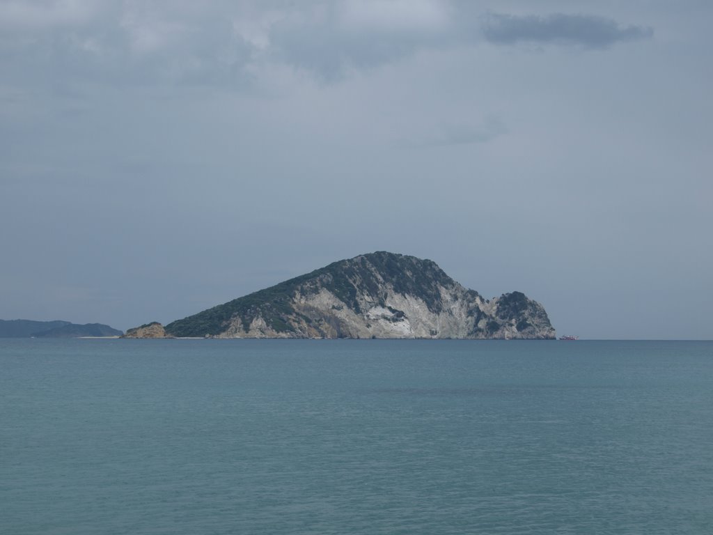 Marathonisi Island, viewed from Keri, Zakynthos by Brian Brady