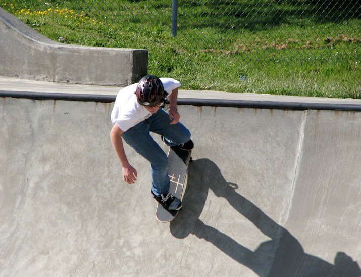 Skateboarding in the arena by Sheryl Todd (tapirga…