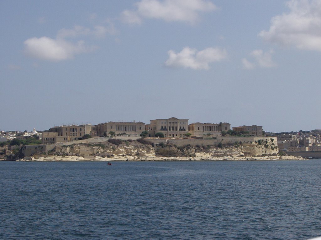 La Valette Malta Vue du port by Valéry Toth