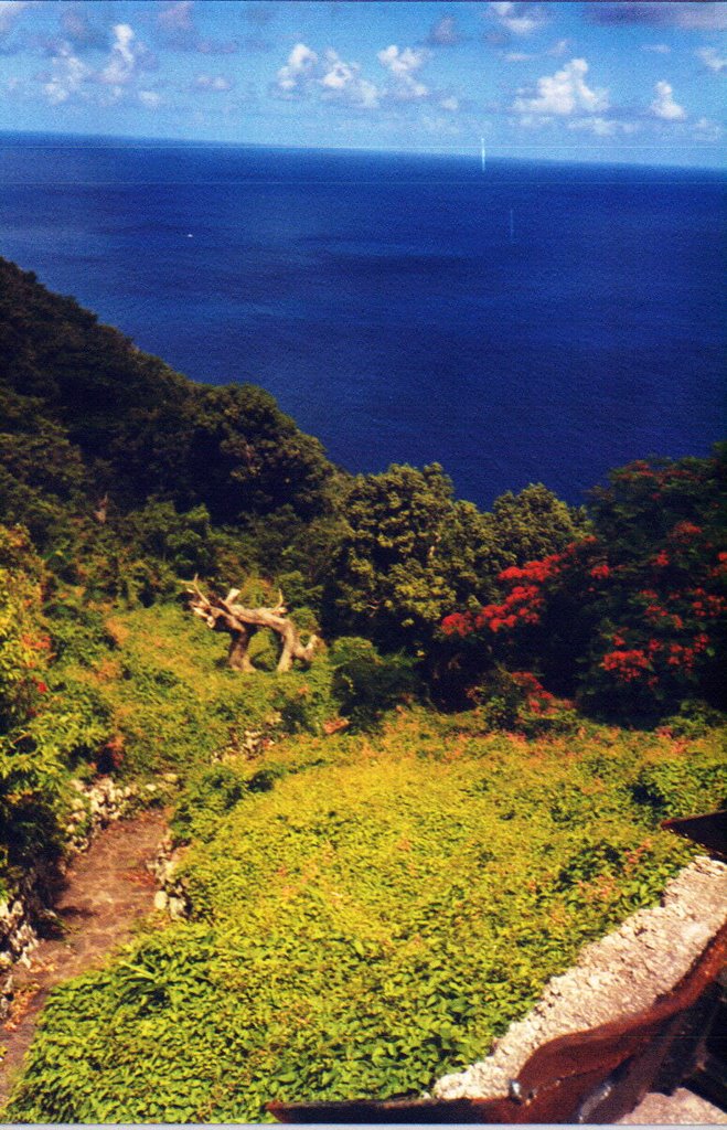 Saba, The Ladder-Bay, Antillen by Thomas Haselberger