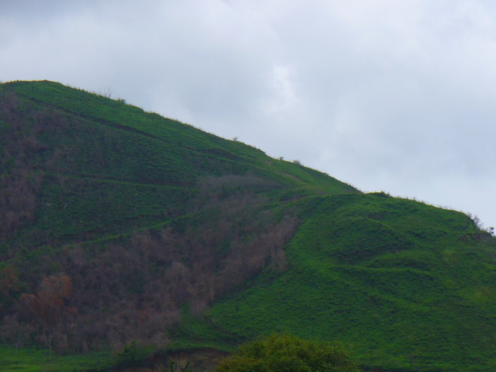 Mayan Indian Face Mountain by elliotroman