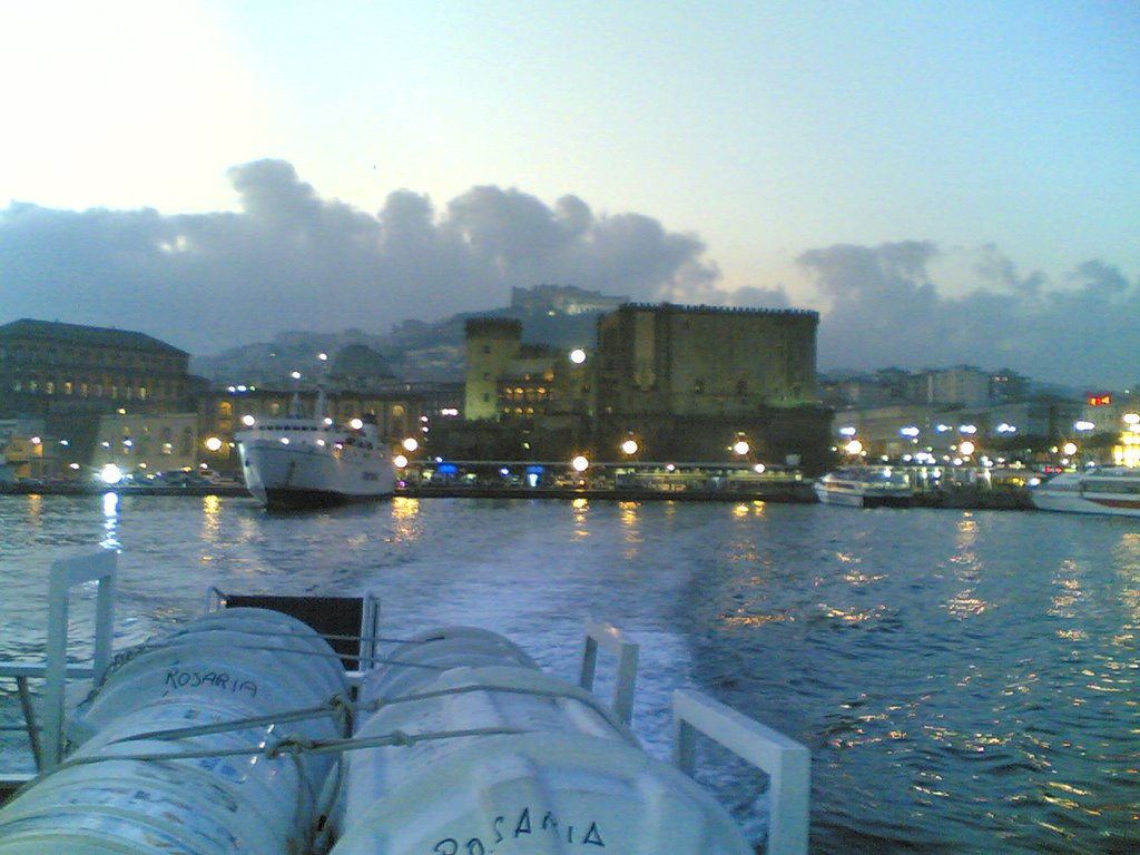 Napoli, Port from the hydrofoil 4 by remotion