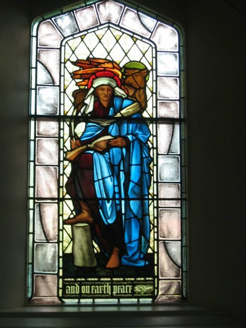 Stain glass window Elie Church by norscot