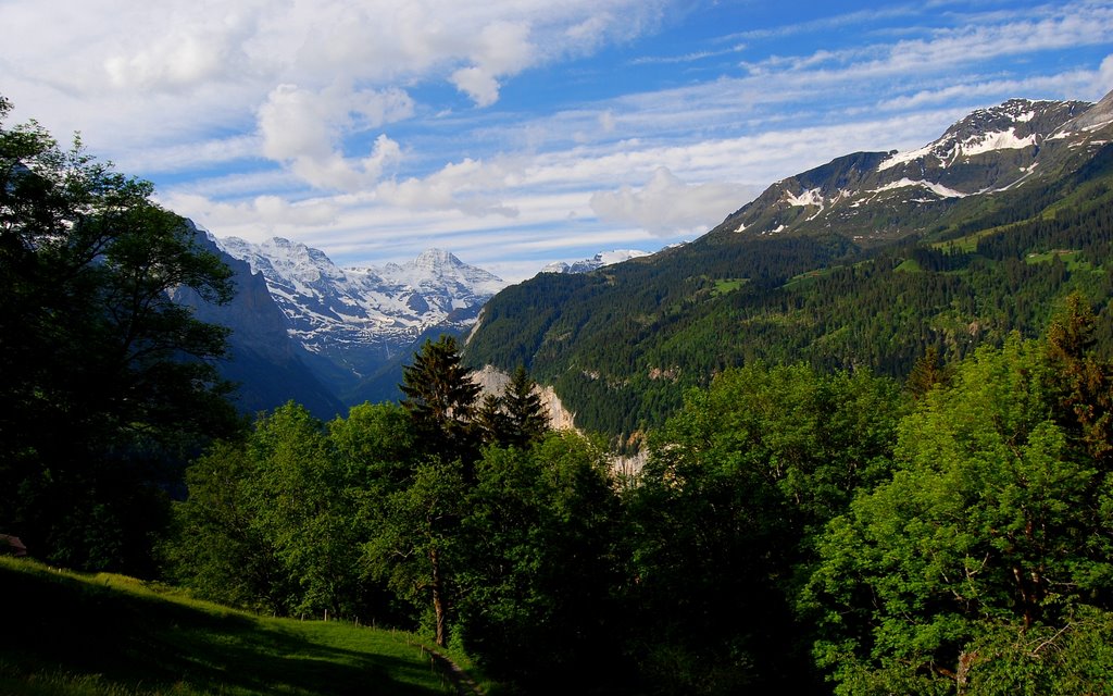 Trip Lauterbrunnen-Jungfraujoch, Lauterbrunnen Valley by Hans J.S.C. Jongstra