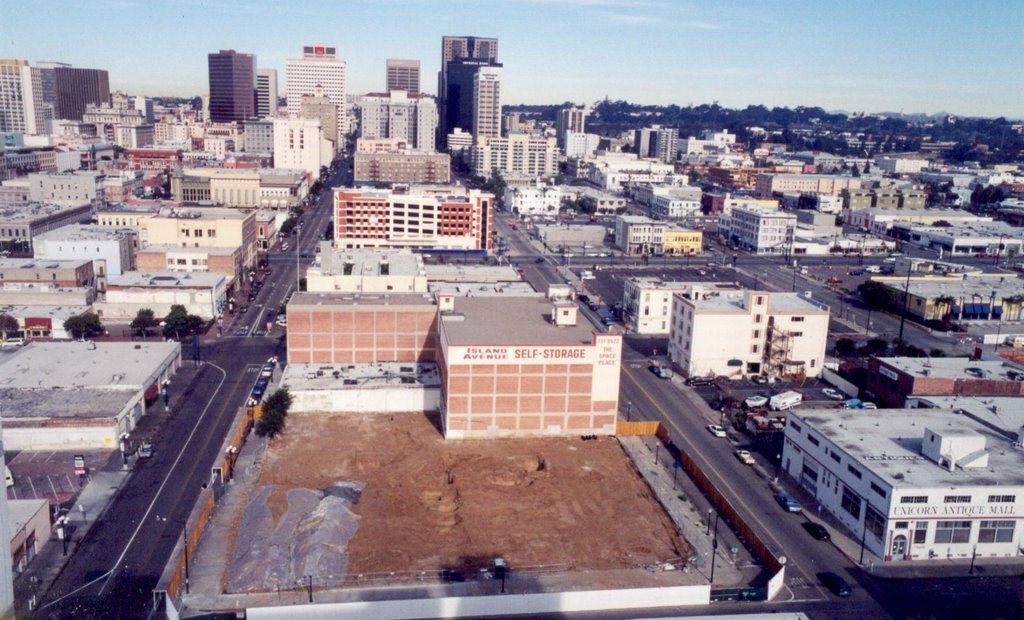 Island Ave storage (now Ballpark Self Storage) from the Mariott by Mountain Mike Johansen