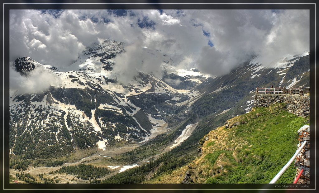 Blick von der Hütte Sassal Mason by Marcus Schwabe