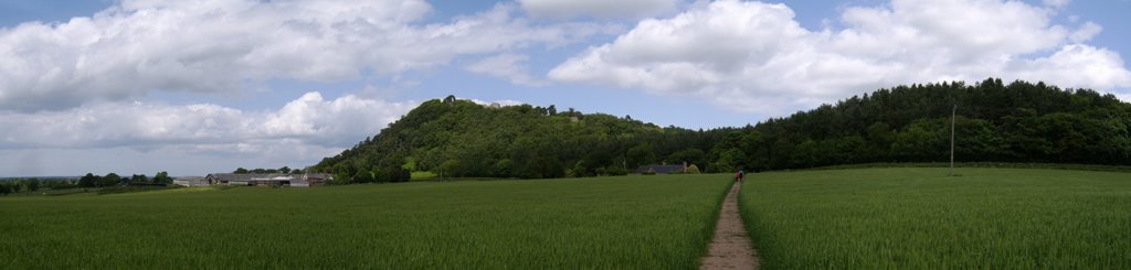 Beeston castle view by Bigdutchman