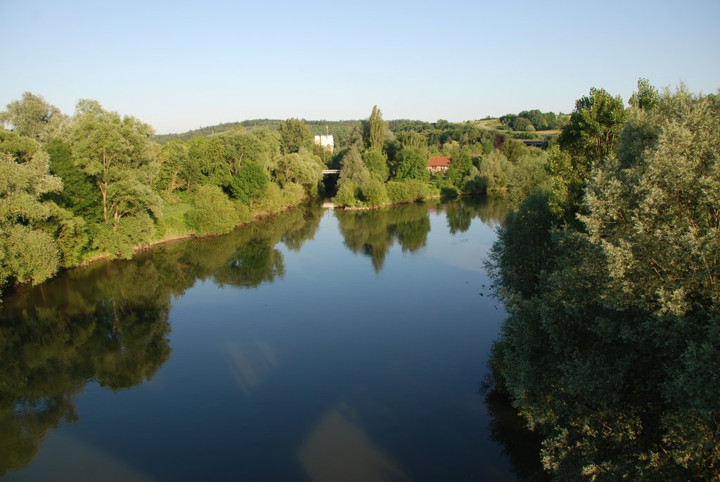 Die Fils muendet im Neckar - Jun 2009 by HaGeKa