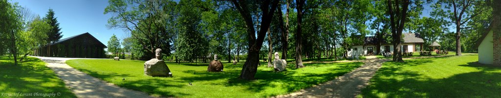 Park in Radziejowice - panorama view by Krzysztof Lorant