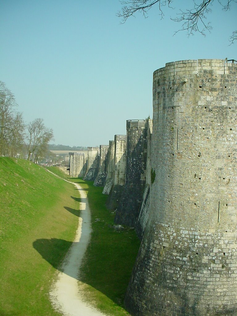 Ramparts at Provins, France by Charlie Balakubak